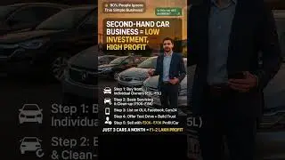 Second hand car business ideas #shorts #businessideas #shortsfeed #cars #business #earnmoney #short