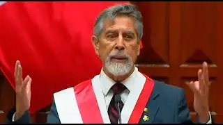 Sagasti se quiebra al recitar a C&eacute;sar Vallejo en mensaje a la Naci&oacute;n