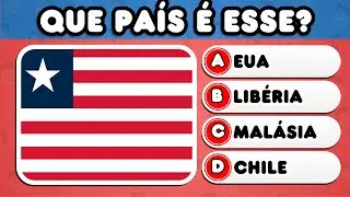 Adivinha que pa&iacute;s &eacute; esse pela bandeira?🌍| Quiz de Bandeiras de Pa&iacute;ses