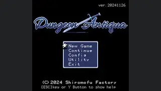 An Indie, Retro RPG Take on FF1 + Wizardry! Wild! &ndash; Dungeon Antiqua &ndash; #01