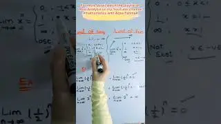 limit point of a sequence and function #mathematics #shorts
