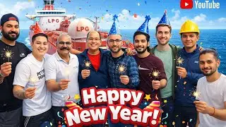 New Year Sea Party on LNG Ship 🌊 | Ocean Home Diary&rdquo;