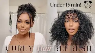 Curl Refresh Hack: The Lazy Girl Method