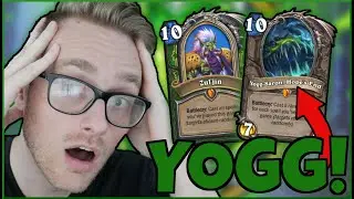YOGG and ZUL'JIN in the SAME DECK? Secret Spell Hunter is NUTS | Ashes of Outland | Wild Hearthstone