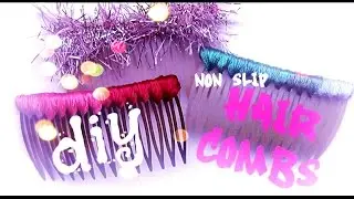 DIY Fashion &hearts; Non Slip Wrapped Hair Comb
