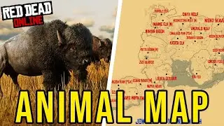 ALL Red Dead Legendary Animal Spawn LOCATIONS! (RDR2)