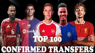 🚨 TOP 100 FOOTBALL TRANSFER NEWS 2025! Ft Gyokeres, Rashford, Hato, Mbeumo, Ekitike...