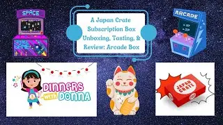 A Japan Crate Subscription Box Unboxing, Tasting, & Review: Arcade Box