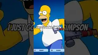 How To Get Homer Simpson Skin For FREE In Fortnite!!!