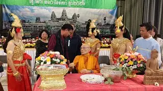1-ទិដ្ឋភាពពិធីបុណ្យចម្រើនជន្មាយុលោកគ្រូតា ថាំង វិសិទ្ធ