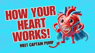How Does Your Heart Work? ❤️ Learn with Captain Pump! | Human Body for Kids
