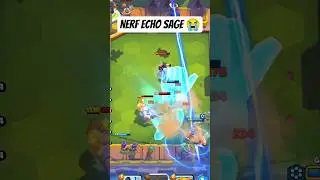 Nerf ECHO SAGE!! 😭 #mergetactics #clashroyale