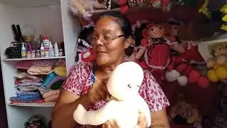 Boneca porta fraldas 2 ultilidades para o bebê 😍