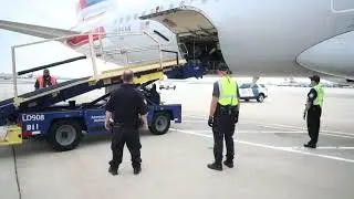 CBP Planeside Inspection at Philadelphia International Airport