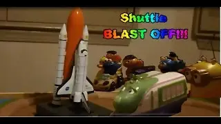 Space Shuttle Toy |  Toy Rocket | Shuttle Launch Playskool | Toy Trains Kids | Toddlers | Rocket Toy