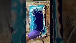 New flow | Dutch pour | Acrylic pouring | Fluid art