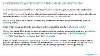 describe how non-cash investing and financing activities are reported;