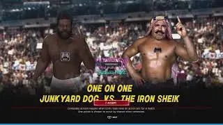 WCW Saturday Night Junkyard Dog 🆚 The Iron Sheik