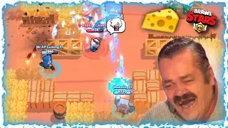 🧀 Cheesing opponents in HEIST MAP 😂 Brawl Stars #Shorts