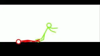 Animation/Анимация боя Зелёного стикмена с Красным (1-ая часть)