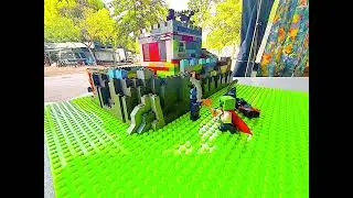 LEGO Caped Hero vs Fortress Guard 🧱🤠🐅🏰⚔️🔥