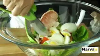 New Salad Scissors Toss and Chop Vegetables Cutter Kitchen Tools