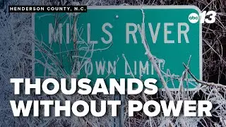 Henderson County residents cope without power during major ice storm