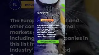 52 European pet food companies' annual revenue 2024