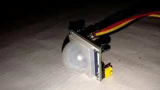 PIR motion detection project (body heat sensor)