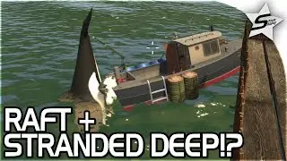 LANDLESS - STRANDED DEEP встречает RAFT! - Геймплей игры Landless, часть 1