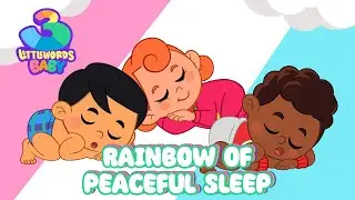 Pink, Blue & White Noise Mix &ndash; Rainbow of Peaceful Sleep (5h) | 3 Little Words Baby