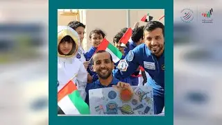 هزاع المنصوري و سلطان النيادي يزوران مدارس الإمارات الوطنية