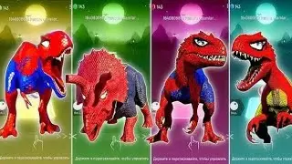 🦖 Indoraptor vs Jurassic World vs T-Rex Spider Man vs The Good Dinosaur | Coffin Dance 🪩