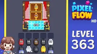 Pixel Flow Level 363 Solution Walkthrough