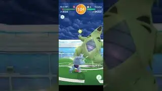 POKEMON GO - 1ST TYRANITAR SOLO ATTEMPT