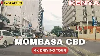 Scenic 4K Drive: Moi Avenue to Old Town Mombasa 🚗🌴 | Relaxing Music & Views