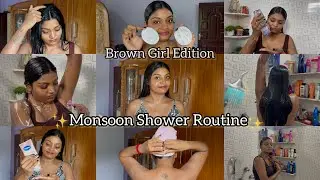 Monsoon Shower Routine🚿- Under Budget 💸|| Bright Underarms,Glowy Skin,Clean Face,Shiny Hair 💕