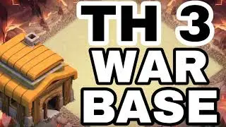 Best Th3 War Base ! New Town Hall 3 Trophy Base ! Th3 Clash of Clans