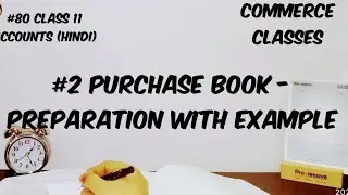 #2 Preparation of Purchase Book - Example; Class 11(CBSE)- Accounts (Hindi)