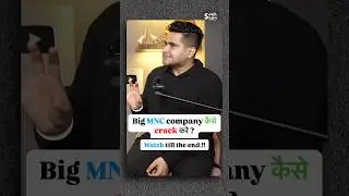 How to Crack a Big MNC as a Developer? ( Must Watch) #shorts #interview