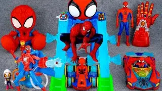 Marvel Spiderman Unboxing Review Toys | Spidey Web-Spinners Web-Quarters | LEGO Marvel Spidey |ASMR