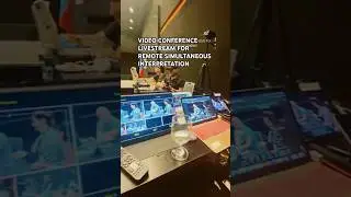 Non- Intrusive Video Conference Live Streaming Services for Remote Simultaneous Interpretation