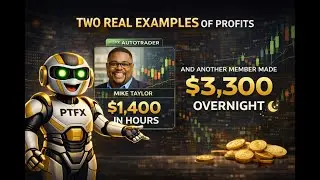 $1,400 in Hours + $3,300 Overnight (Real Proof) | PTFX GoldRush AutoTrader Review