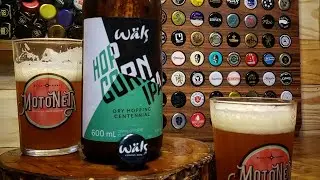Cerveja W&auml;ls - Hop Corn Ipa - Dry Hopping Centennial.