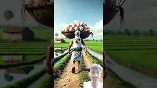 The farmer put fake eggs in the hens' nest😄 #ai #hen #egg #farmer