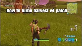 HOW TO TURBO HARVEST LIKE TFUE ON CONSOLE!!!- Fortnite Battle royal