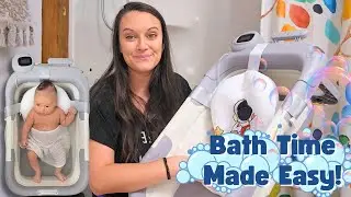 🛁 Collapsible Baby Bathtub &ndash; From Newborn to Toddler, Bath Time Made Easy!