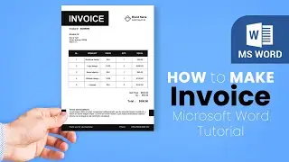 Making a Professional Invoice Design in MS Word |  l  DOWNLOAD FREE ⬇ (2021)