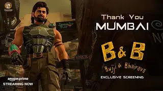 Thank you Mumbai ❤️ | Glimpses from Bujji & Bhairava exclusive screening | Kalki 2898 AD