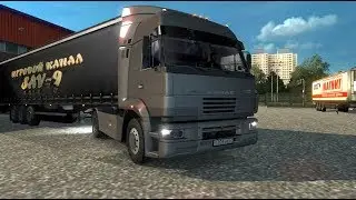 ETS 2 || RusMap 1.8.1 + Российские просторы 6.0 + Промзона 3 + Южный Регион 7.2 || #  2
